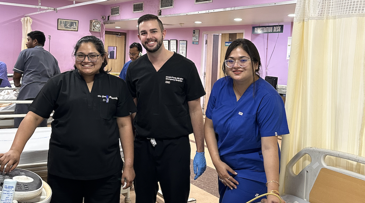 Ultrasound nerve blocks at Peerless Hospital in Kolkata, India
